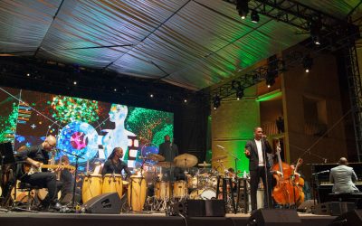 Symphony, Leaslie Odom, Jr. light it up at Concert Under the Stars